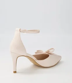 Benzals Nude Satin Heels