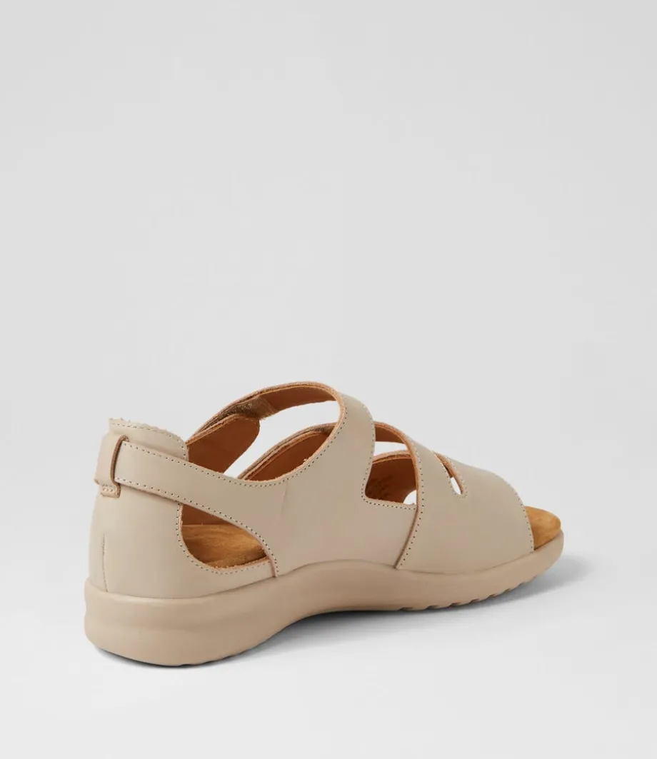 Bexleys Xw Almond Leather Sandals