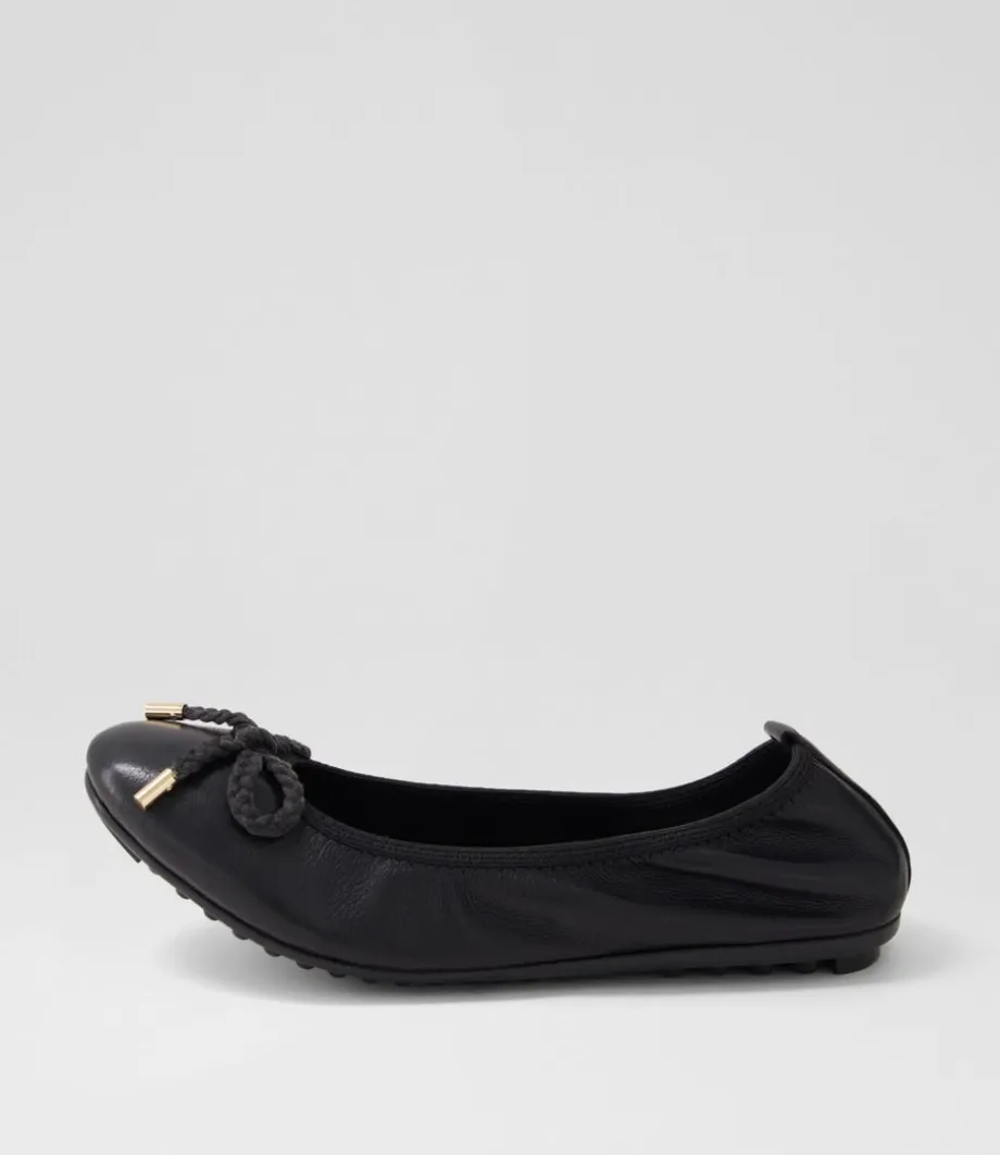 Beyond Black Leather Ballet Flats