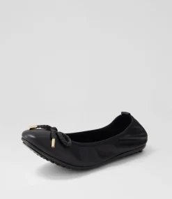 Beyond Black Leather Ballet Flats