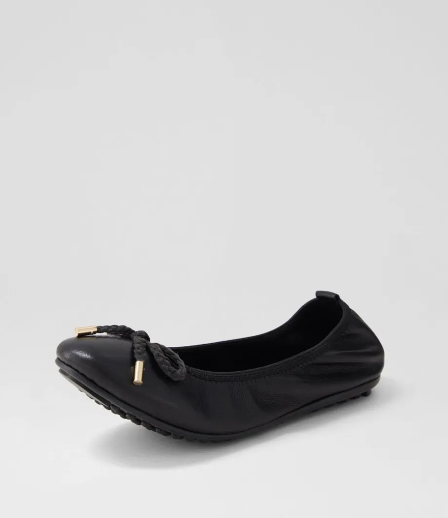 Beyond Black Leather Ballet Flats