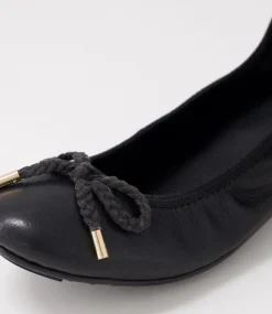 Beyond Black Leather Ballet Flats