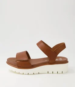 Bilbao 04 Cognac Tan Leather Sandals