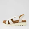 Bilbao 12 Cream Leather Sandals