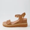 Boogly Dark Tan Leather Sandals
