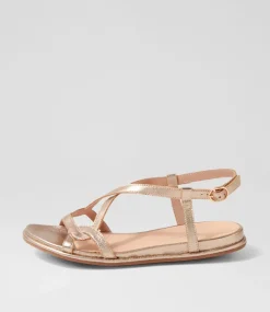 Bowey Champagne Leather Sandals