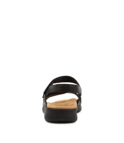 Boyde Xw Black Leather Sandals Bs