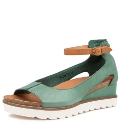 Brayan Ocean Dark Tan Leather Sandals