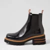 Breda Black Box Tan Leather Chelsea Boots