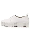 Brenda White Leather