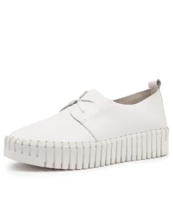 Brenda White Leather