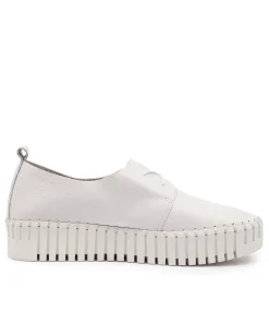 Brenda White Leather