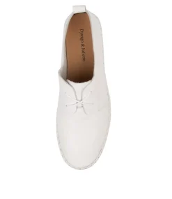 Brenda White Leather