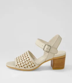 Brita Almond Tan Leather Sandals