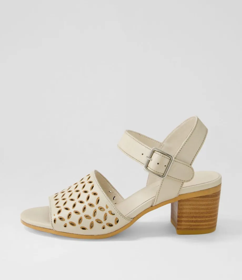 Brita Almond Tan Leather Sandals