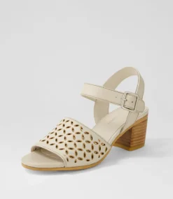 Brita Almond Tan Leather Sandals