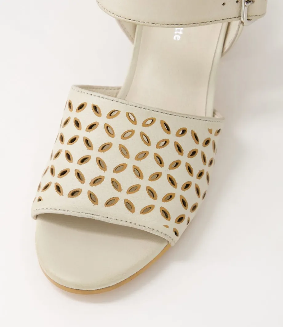 Brita Almond Tan Leather Sandals