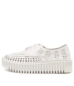 Brodies Dj White White Sole Leather