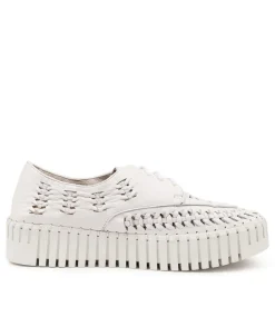Brodies Dj White White Sole Leather