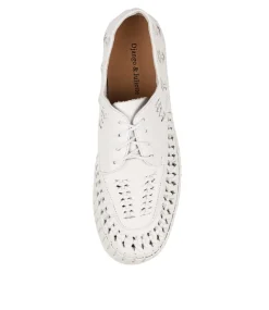 Brodies Dj White White Sole Leather