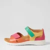 Bronn Xw Bright Multi Leather Sandals