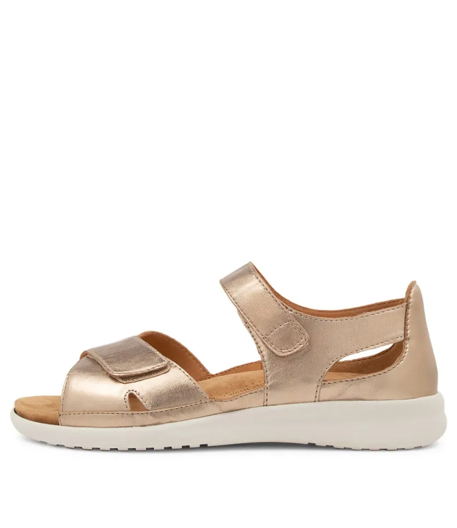 Bronn Xw Champagne Leather Sandals Ws