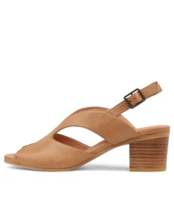Bubba Dark Tan Leather Sandals