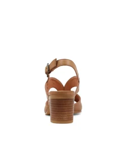 Bubba Dark Tan Leather Sandals
