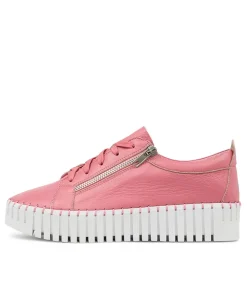 Bump Pretty Pink Leather Sneakers Ws