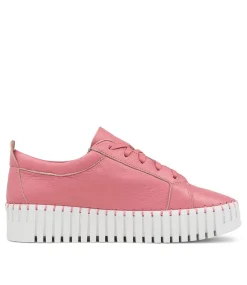 Bump Pretty Pink Leather Sneakers Ws
