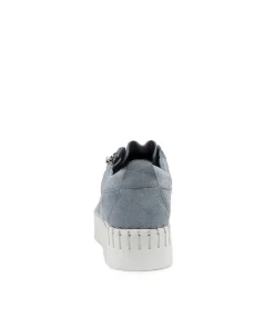 Bump Steel Suede Sneakers White Sole