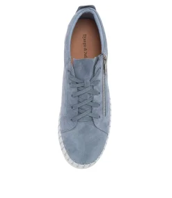 Bump Steel Suede Sneakers White Sole
