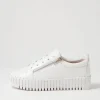 Bump White Patent Leather Sneakers