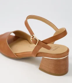 Cabo W Tan Leather Sandals