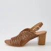 Cailely Tan Leather Sandals