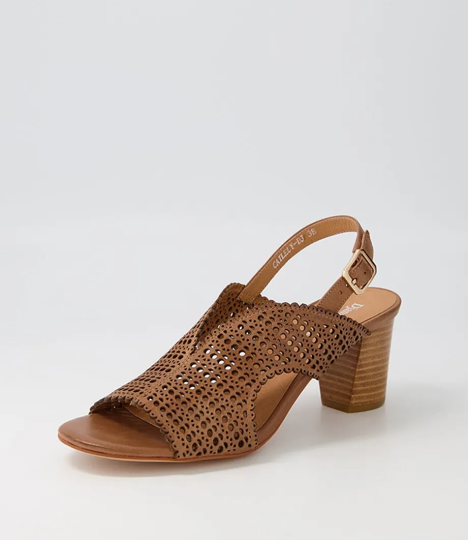 Cailely Tan Leather Sandals
