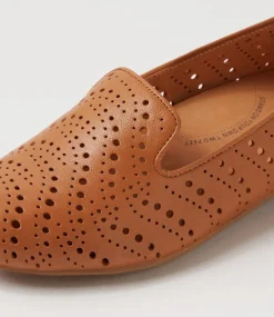 Calbert Xf Tan Leather Loafers