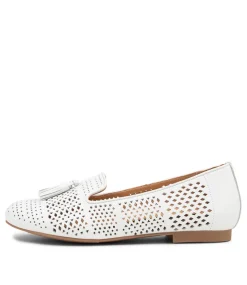 Cambe Xf White Leather Loafers