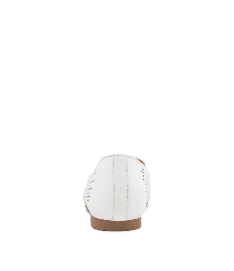 Cambe Xf White Leather Loafers