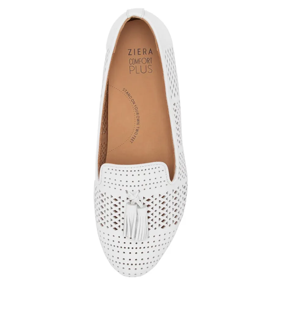 Cambe Xf White Leather Loafers