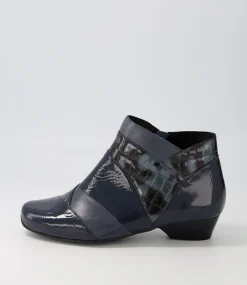 Canton Xw Navy Mix Ankle Boots