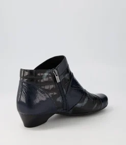 Canton Xw Navy Mix Ankle Boots
