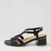 Caracas W Black Patent Leather Sandals