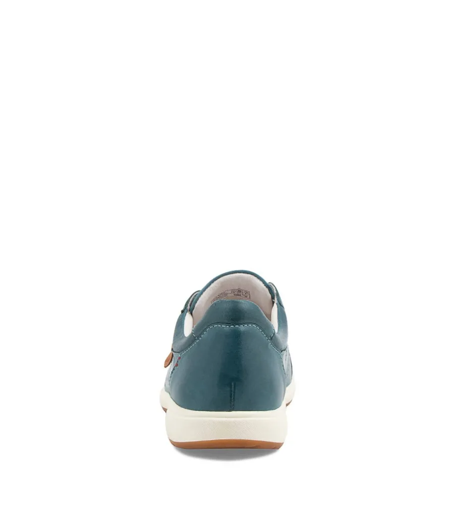 Caren 01 Azur Leather Sneakers