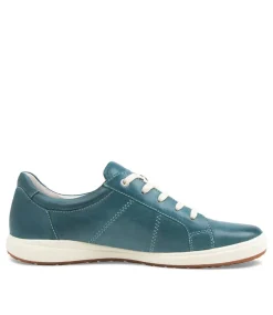 Caren 01 Azur Leather Sneakers