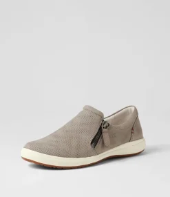 Caren 22 Grau Leather Sneakers