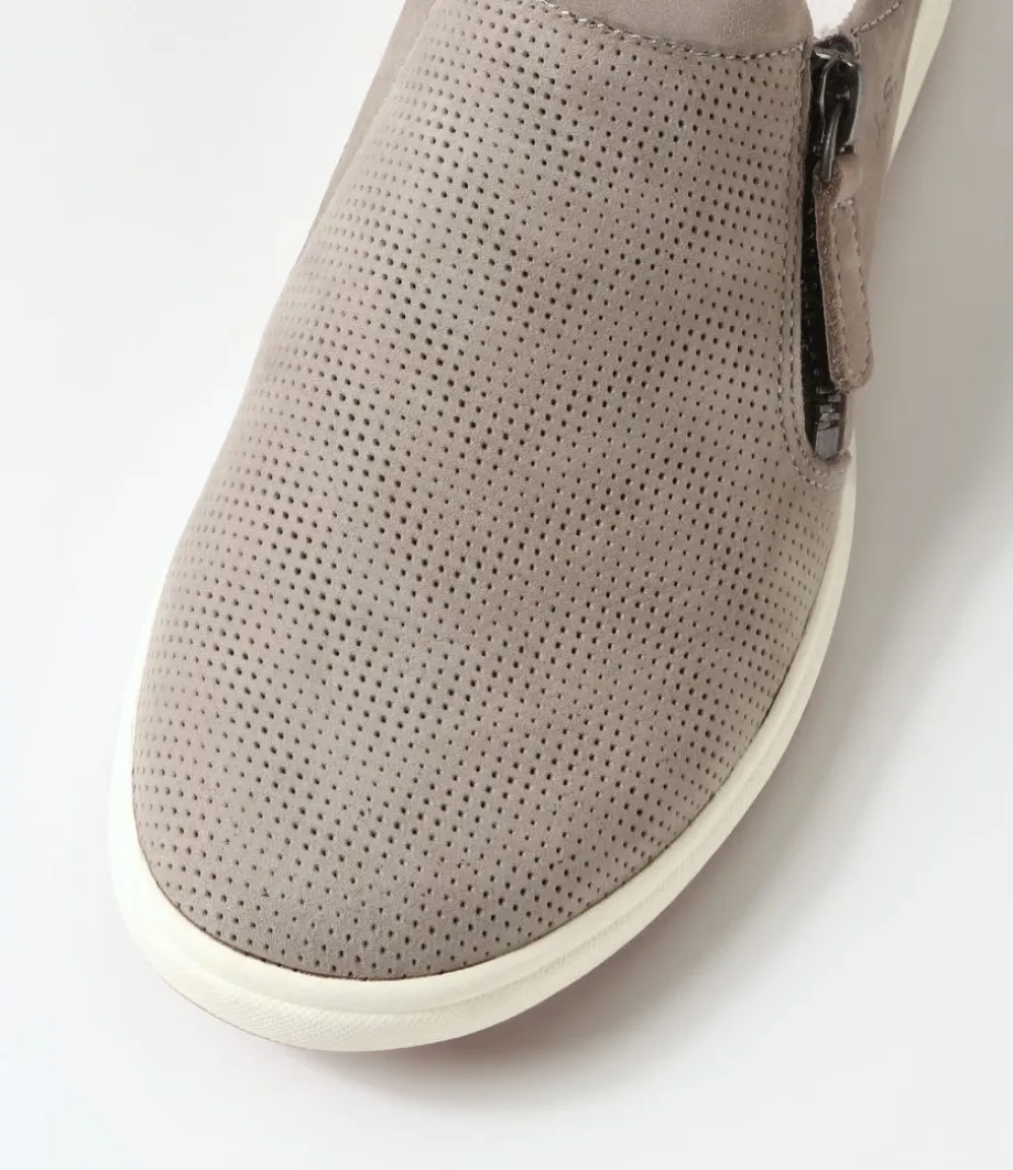 Caren 22 Grau Leather Sneakers