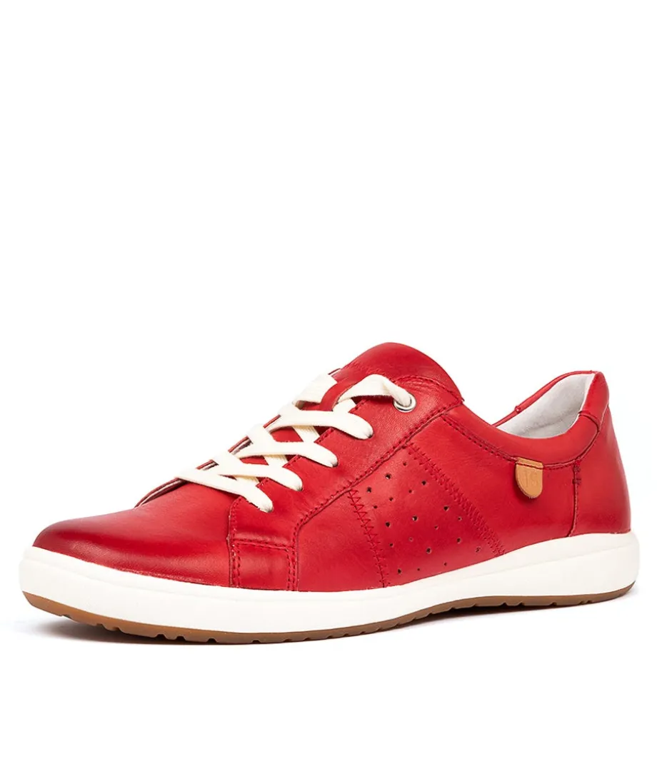 Caren 01 Red Leather