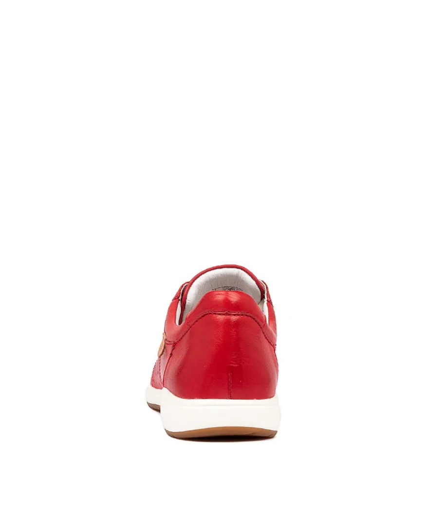 Caren 01 Red Leather