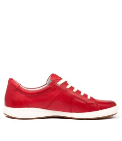 Caren 01 Red Leather
